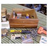 Assortment of staples  and staplers