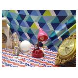 Musical clown,lamp,clock and light fixture