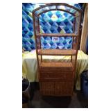Wicker cabinet