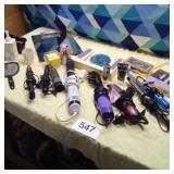 Bathroom accessories and hair styling products