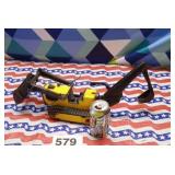 Metal tonka toy backhoe