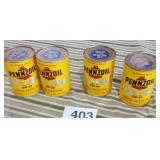 4 cans of pennzoil 5w-30