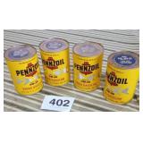 Pennzoil 5w-30. 4 cans