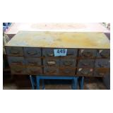 Parts accessories cabinet, table not included