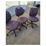 3 office chairs
