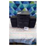 Portable stereo left side cassette player doesn