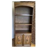 Bookcase with storage 76inX30X17in