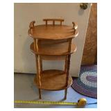 31ï¿½ tall x 16 x 11  wood shelf