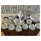 Johann Haviland Bavaria Germany Tea Pot, Sugar,