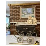Vintage baby stroller