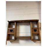 19 x 30 heart hanging wall cabinet