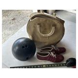 Personalized Bowling Ball & Shoes