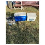 Coleman and Huskee coolers with nice Head