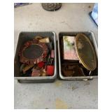 Two totes and contents