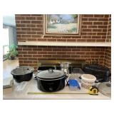 Roaster pan, Crockpot and more