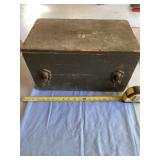 10.5 x 18 x 10 tall wooden box