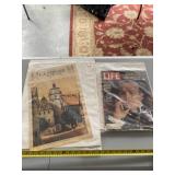 December 1962 Life magazine and 1938 La Presse