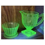 Depression Uranium Glass