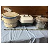 Crock Pot, West Bend Skillet Stock Pot