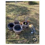 Hanging flower pots, hanging pot holder  and