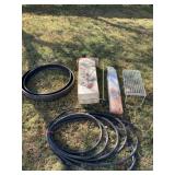 72ï¿½ x 36ï¿½ plastic pvc stair section, hose with