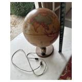 1980 Scan-Globe Denmark- Lighted World Globe