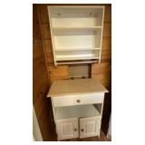 28 w x 32 t x 16 deep microwave cabinet and top