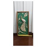 Peacock Shell Art