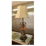 Victorian table lamp 34 in tall