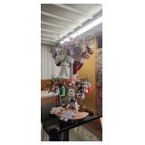 Display Rack & Christmas Ornaments