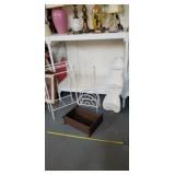 Shelves , storage racks, Wicker bathroom shelf