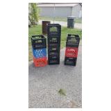 10 plastic crates