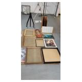Pictures stand , frames, window vent