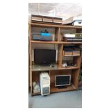 Entertainment center w dell and hp screens hp
