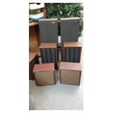 3 pairs of speakers ,