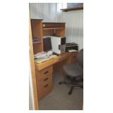 Printer, Desk Chair, computer not included.