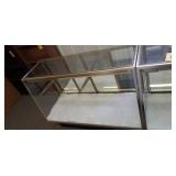 Glass display cabinet 4ft x 38x16 in