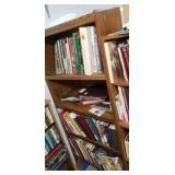 Bookshelf w cookbooks natural healing books
