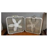 2 floor fans both work