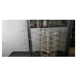 Metal display racks