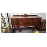 66 x 20.5 x 40 Walnut Buffet