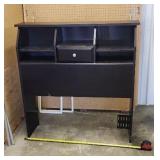 Twin Size Head Board With Shelves