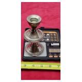 Weighted Sterling Silver Candle Holders