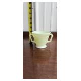 Hazel Atlas Glass Platonite Moderntone Sugar Bowl