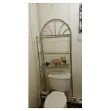 Over the toilet storage rack, dress Wall Mirror,
