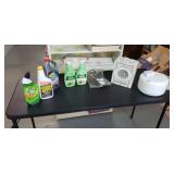 Full bottles cleaning supplies , pet stain