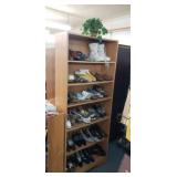 Book shelf w womens shoes all sizes