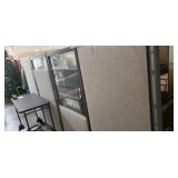 8 section office cubicles,  one section allows,