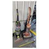 2 upright vacuums Hoover, fantom not tested