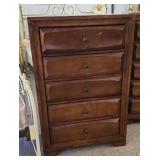 Lil Hen Furniture Tall Boy Dresser 32.5 x 16.5 x